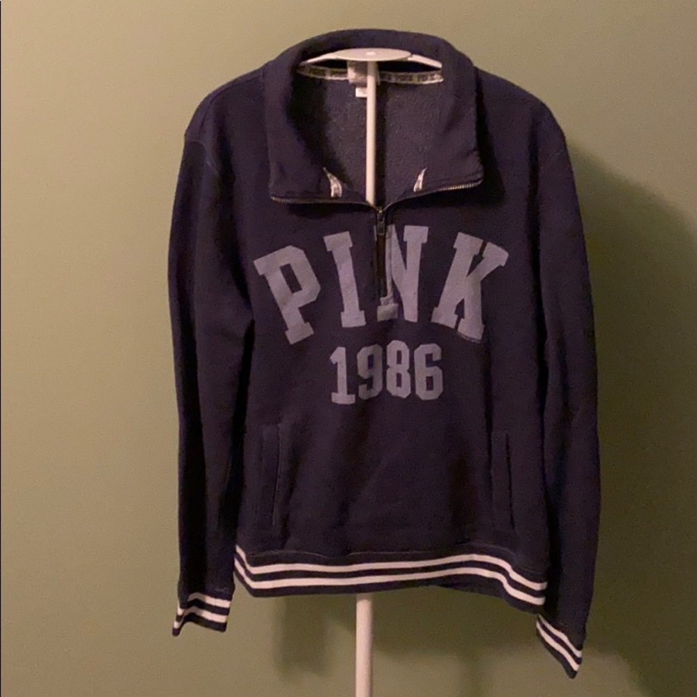 Pink 1/4 Zip Sweatshirt 🔴